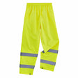 Ergodyne 25343 8916 M Lime Class E Lightweight Hi-Vis Rain Pants