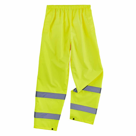 Ergodyne 25344 8916 L Lime Class E Lightweight Hi-Vis Rain Pants