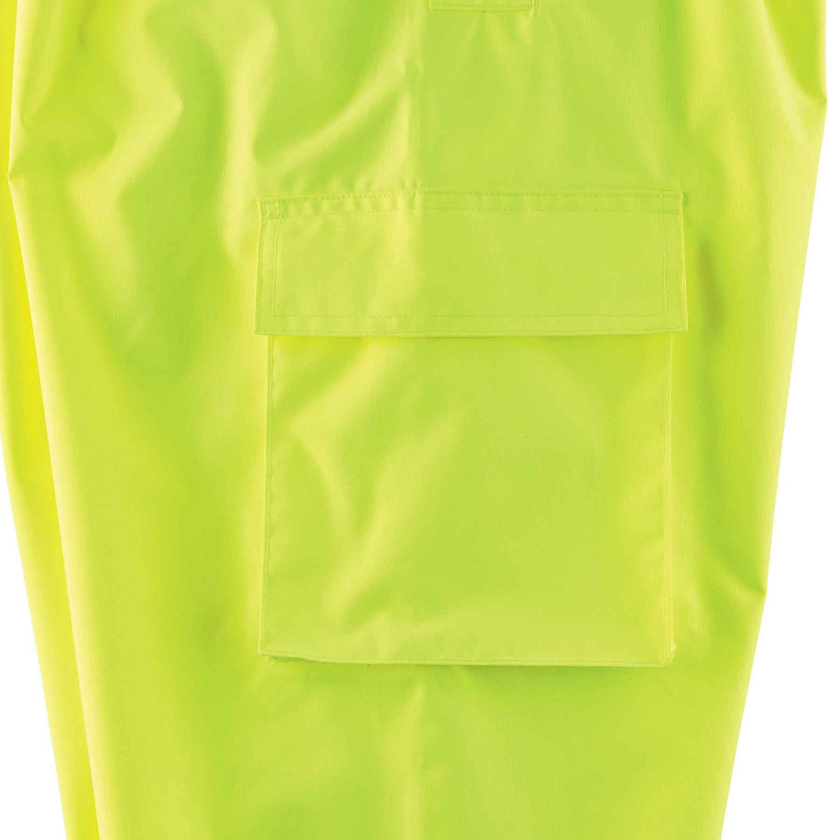 Ergodyne 25423 GloWear 8915BK Supplemental Class E Black Bottom Rain Pants, Medium, HV Lime - 4