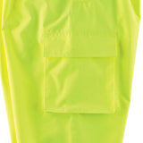 Ergodyne 25425 GloWear 8915BK Supplemental Class E Black Bottom Rain Pants, XL, HV Lime - 4