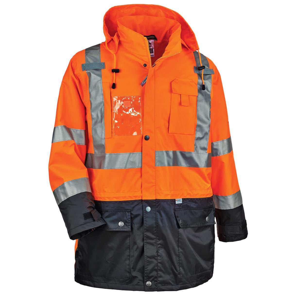 Ergodyne 25463 GloWear 8386 Type R Class 3 Outer Shell Jacket, Medium, HV Orange