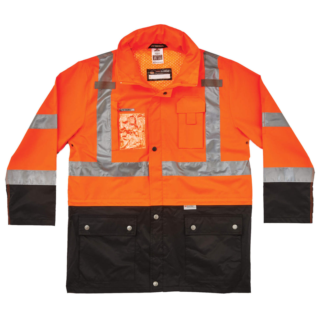 Ergodyne 25463 GloWear 8386 Type R Class 3 Outer Shell Jacket, Medium, HV Orange - 2