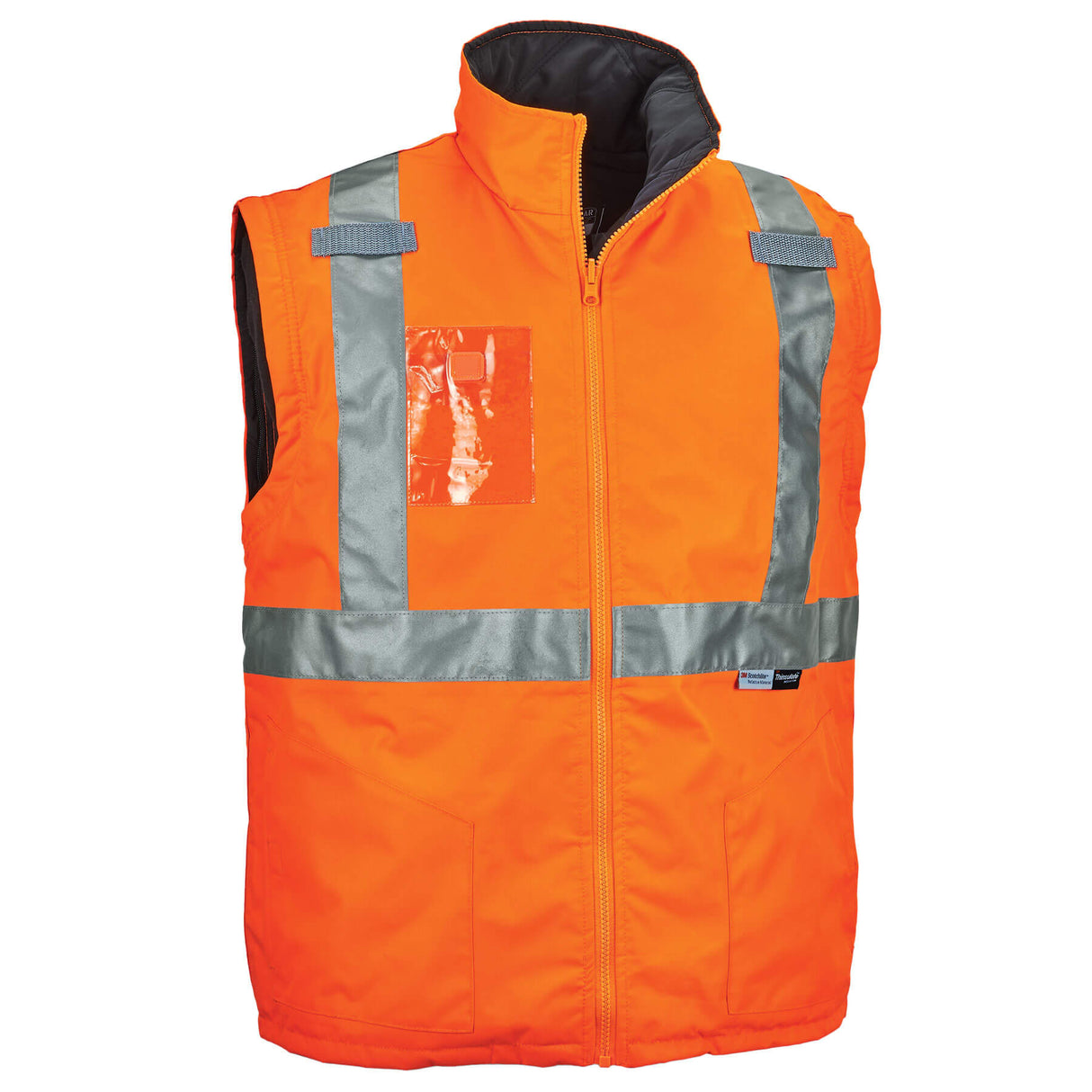 Ergodyne 25512 GloWear 8287 Type R Class 2 Convertible Thermal Jacket, Small, HV Orange - 2