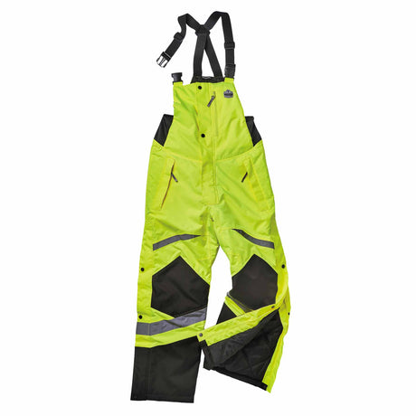 Ergodyne 25525 8928 XL Lime Class E Hi-Vis Insulated Bibs