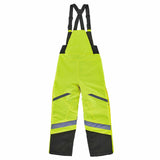 Ergodyne 25525 8928 XL Lime Class E Hi-Vis Insulated Bibs - 2