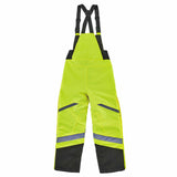 Ergodyne 25527 8928 3XL Lime Class E Hi-Vis Insulated Bibs - 2