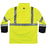 Ergodyne 25532 GloWear 8388 Type R Class 3/2 Thermal Jacket Kit, Small, HV Lime - 2