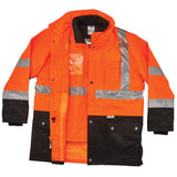 Ergodyne 25552 GloWear 8388 Type R Class 3/2 Thermal Jacket Kit, Small, HV Orange - 5