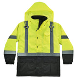 Ergodyne 25562 GloWear 8384 Type R Class 3 Thermal Parka, Small, HV Lime - 4