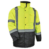 Ergodyne 25562 GloWear 8384 Type R Class 3 Thermal Parka, Small, HV Lime - 5