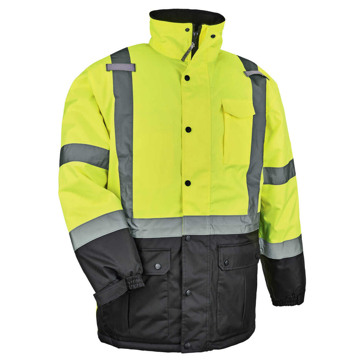 Ergodyne 25563 GloWear 8384 Type R Class 3 Thermal Parka, Medium, HV Lime - 5