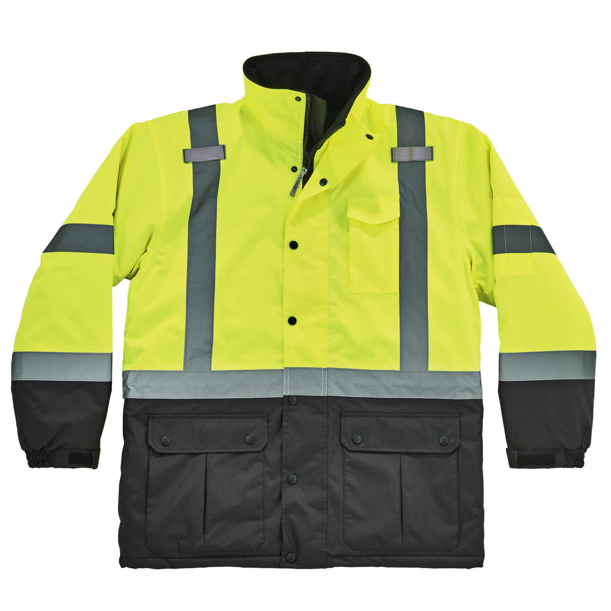 Ergodyne 25566 GloWear 8384 Type R Class 3 Thermal Parka, 2XL, HV Lime - 3