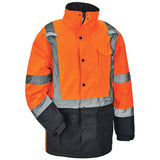 Ergodyne 25572 GloWear 8384 Type R Class 3 Thermal Parka, Small, HV Orange - 2