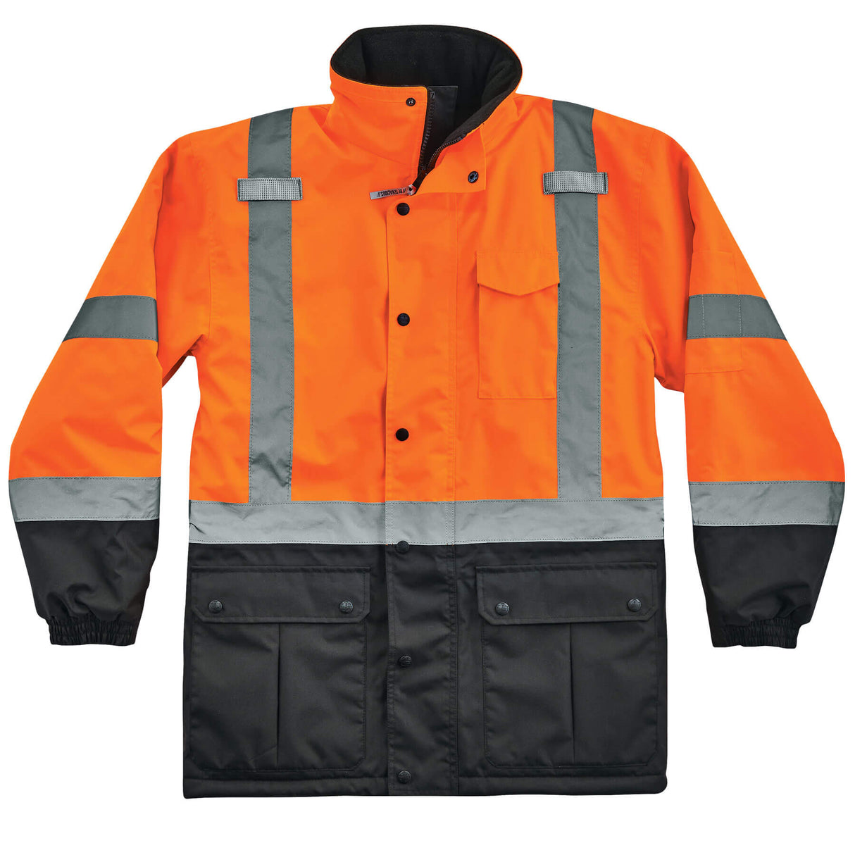 Ergodyne 25572 GloWear 8384 Type R Class 3 Thermal Parka, Small, HV Orange - 3