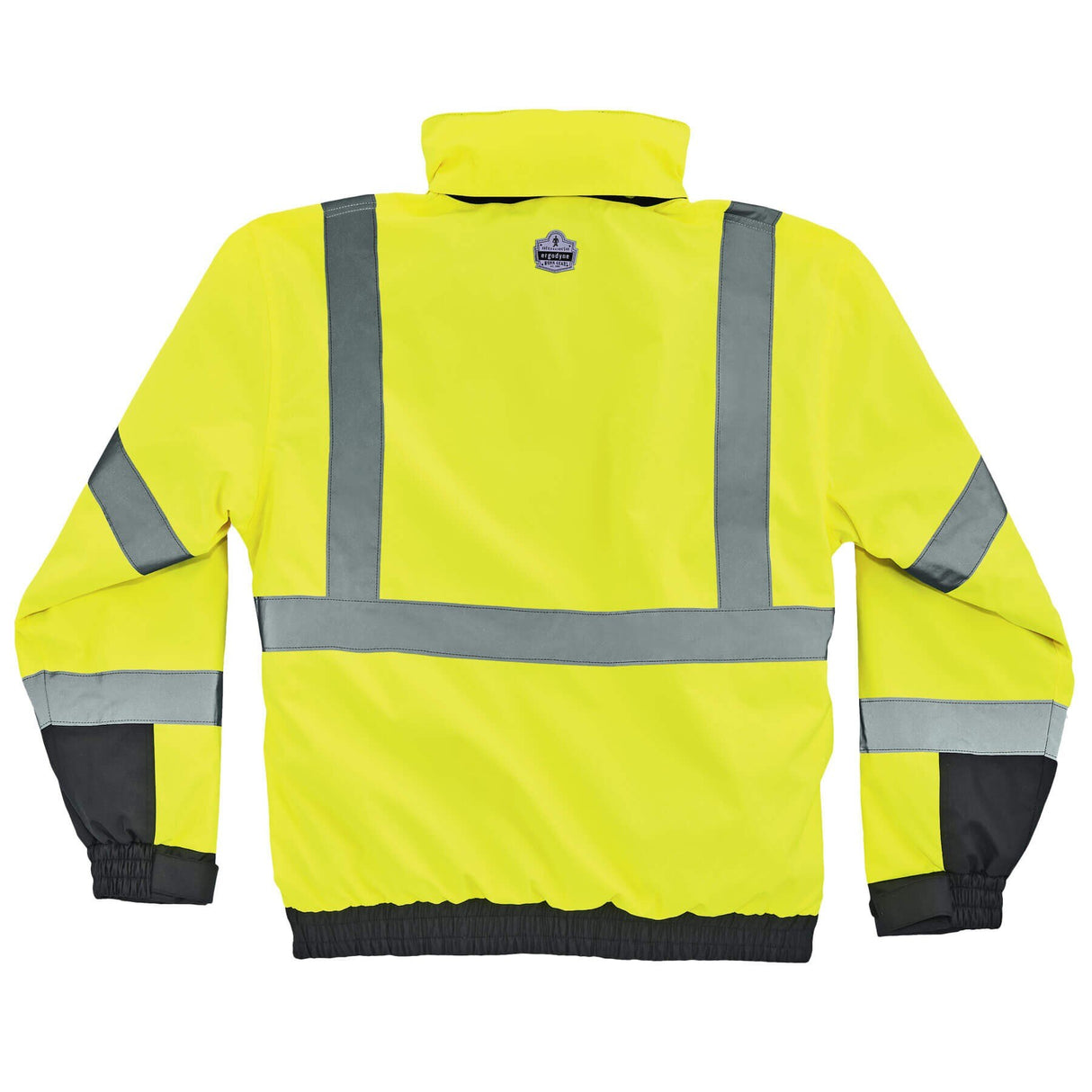 Ergodyne 25593 GloWear 8381 Type R Class 3 Performance 3-in-1 Bomber Jacket, Medium, HV Lime - 5