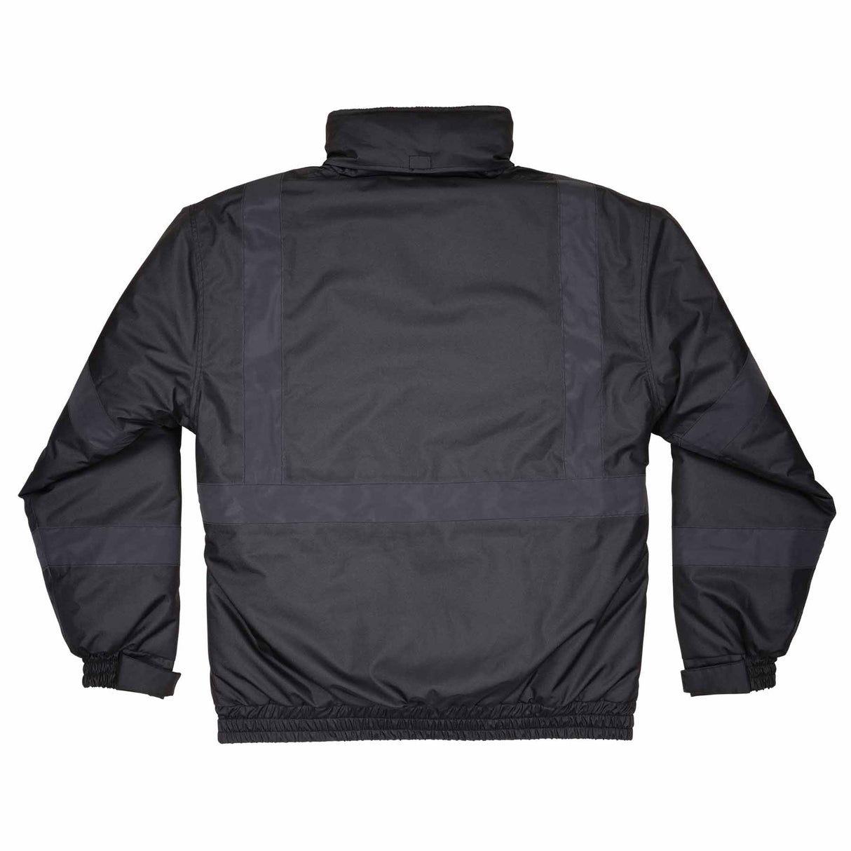 Ergodyne 25642 8377EV S Black Non-Certified Hi-Vis Bomber Jacket - Quilted - 2