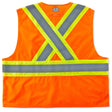 Ergodyne 26187 GloWear 8235ZX Type R Class 2 Two-Tone X-Back Vest, 2XL/3XL, HV Orange