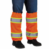 Ergodyne 29091 8009  Orange Class E Two-Tone Mesh Leg Gaiters - 2