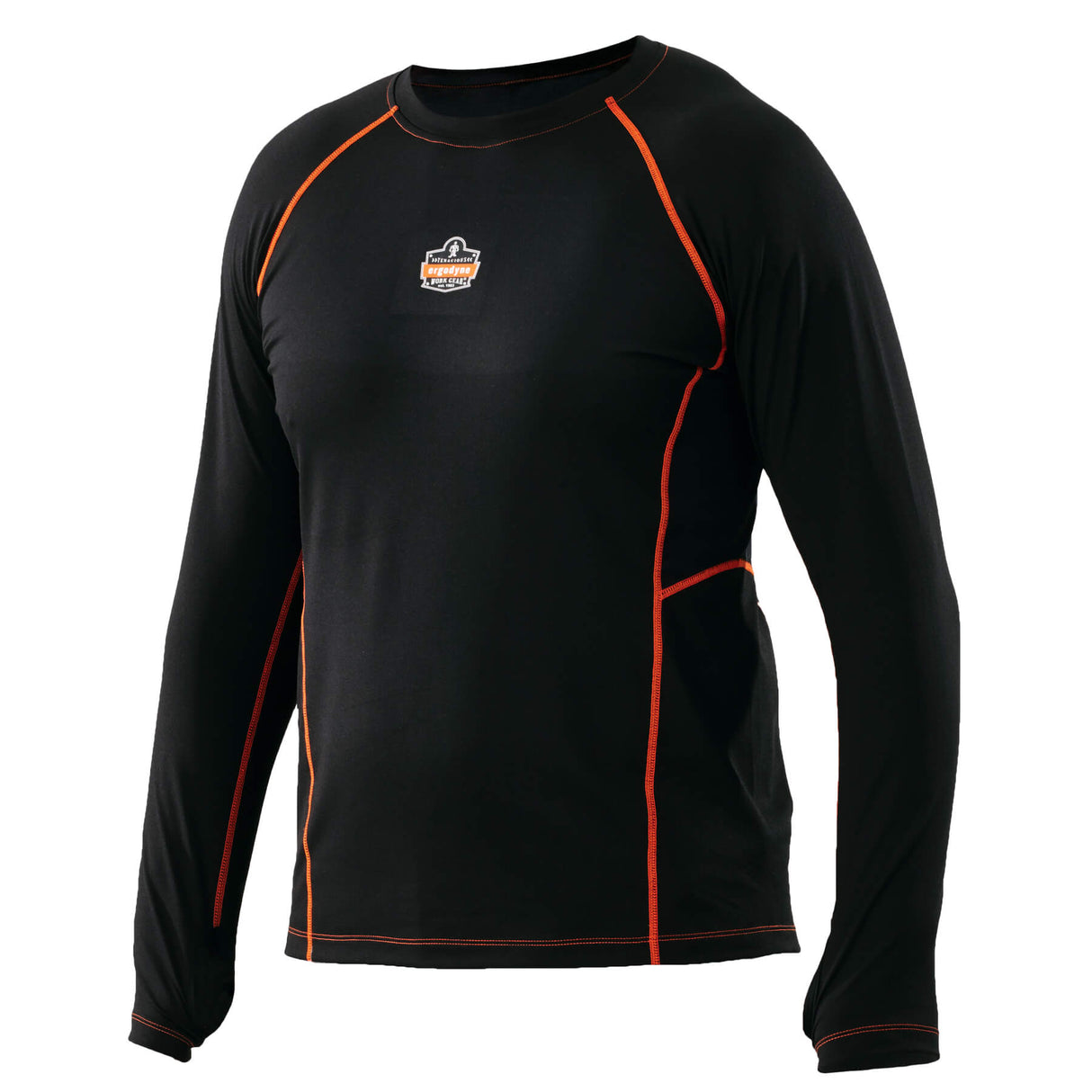 Ergodyne 40203 N-Ferno 6435 Thermal Base Layer Long Sleeve Shirt, Medium, Black - 3