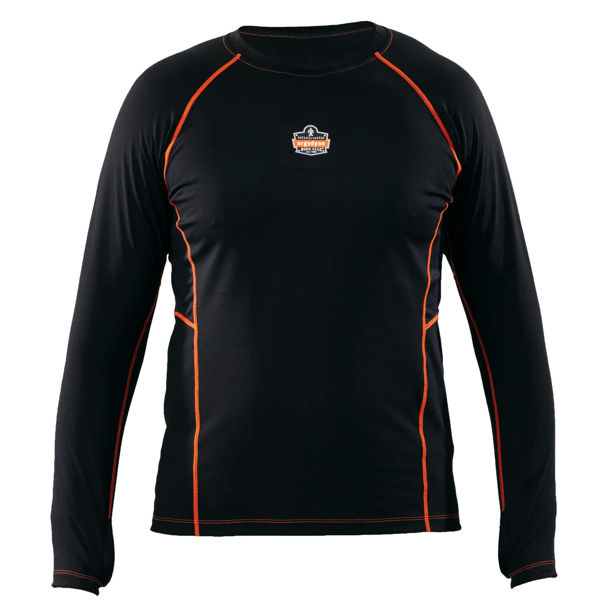 Ergodyne 40203 N-Ferno 6435 Thermal Base Layer Long Sleeve Shirt, Medium, Black - 4