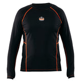 Ergodyne 40204 N-Ferno 6435 Thermal Base Layer Long Sleeve Shirt, Large, Black - 4