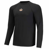 Ergodyne 40233 6436 M Black Long Sleeve Lightweight Base Layer Shirt