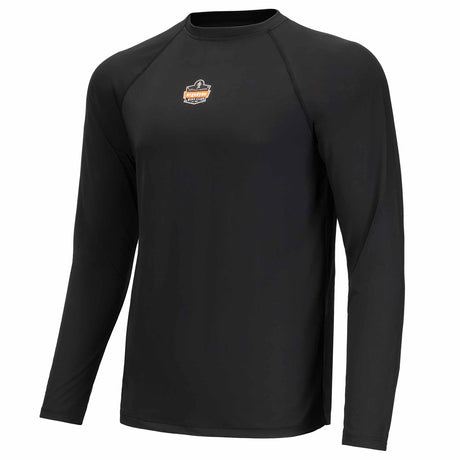 Ergodyne 40237 6436 3XL Black Long Sleeve Lightweight Base Layer Shirt