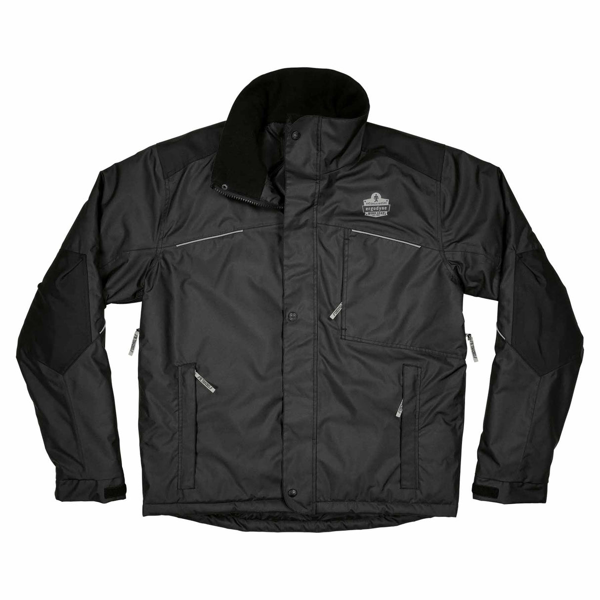 Ergodyne 41122 6467 S Black Winter Work Jacket - 300D Polyester Shell - 3