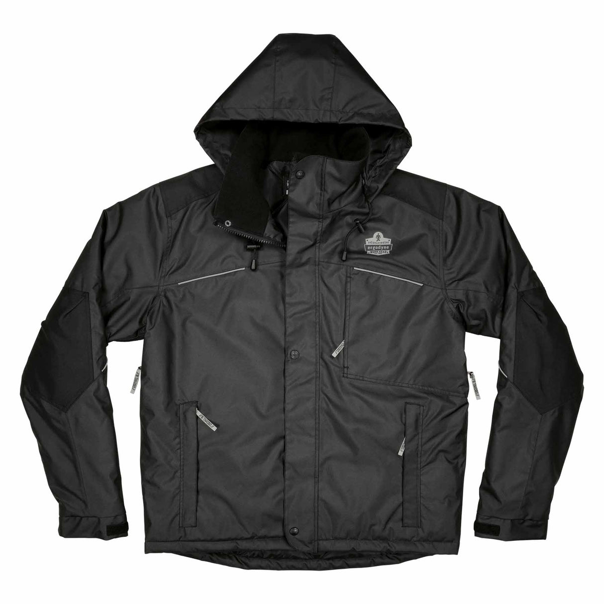 Ergodyne 41122 6467 S Black Winter Work Jacket - 300D Polyester Shell - 4