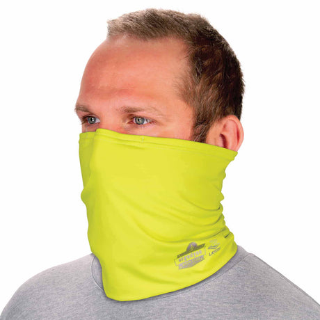 Ergodyne 42144 6489 S/M Hi-Vis Lime 2-Layer Cooling Multi-Band - Performance Knit