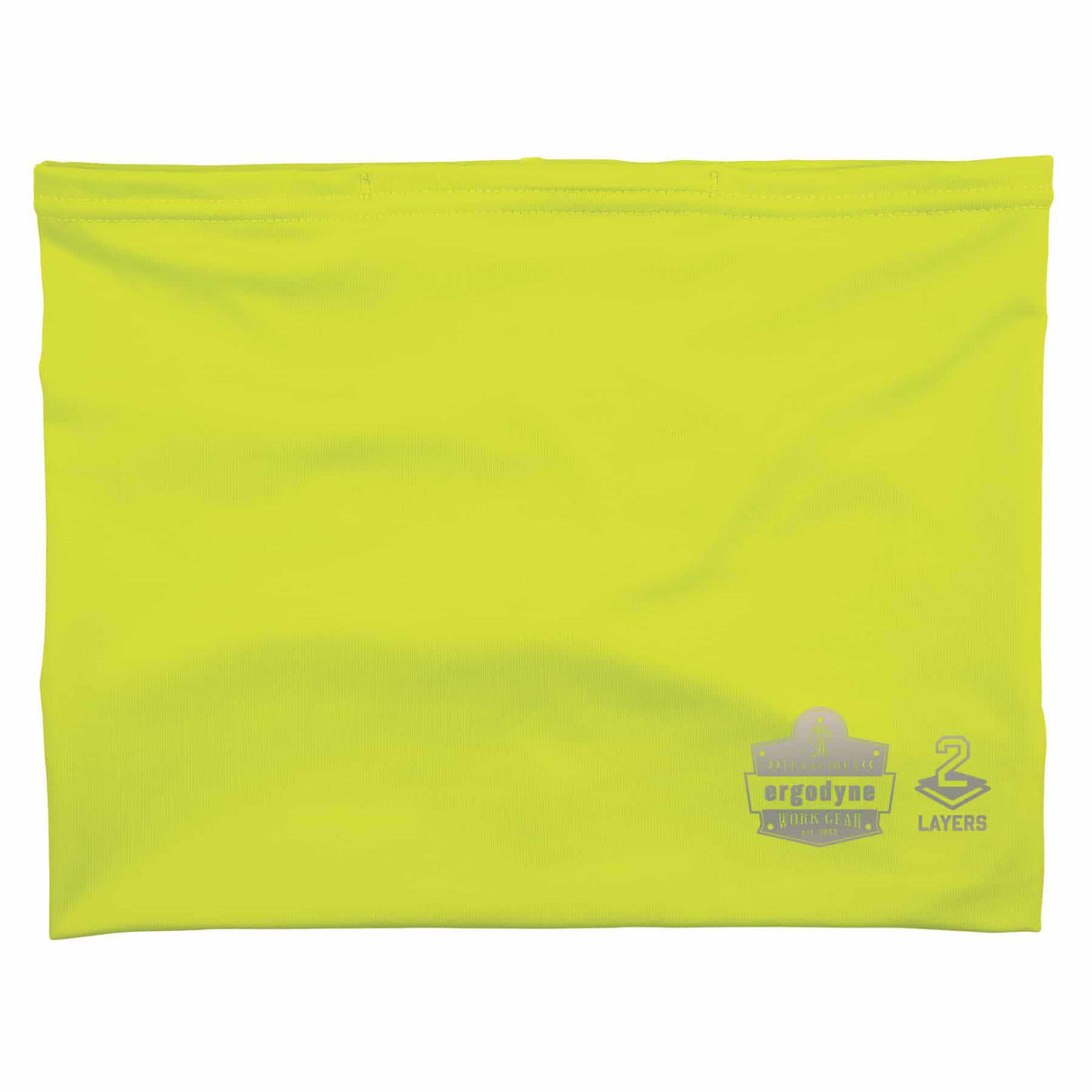 Ergodyne 42144 6489 S/M Hi-Vis Lime 2-Layer Cooling Multi-Band - Performance Knit - 2