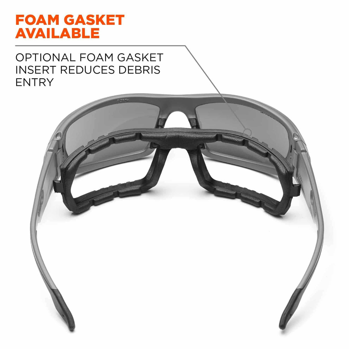 Ergodyne 50483 ODIN Anti-Fog In/Outdoor Lens Matte Black Safety Glasses - 4