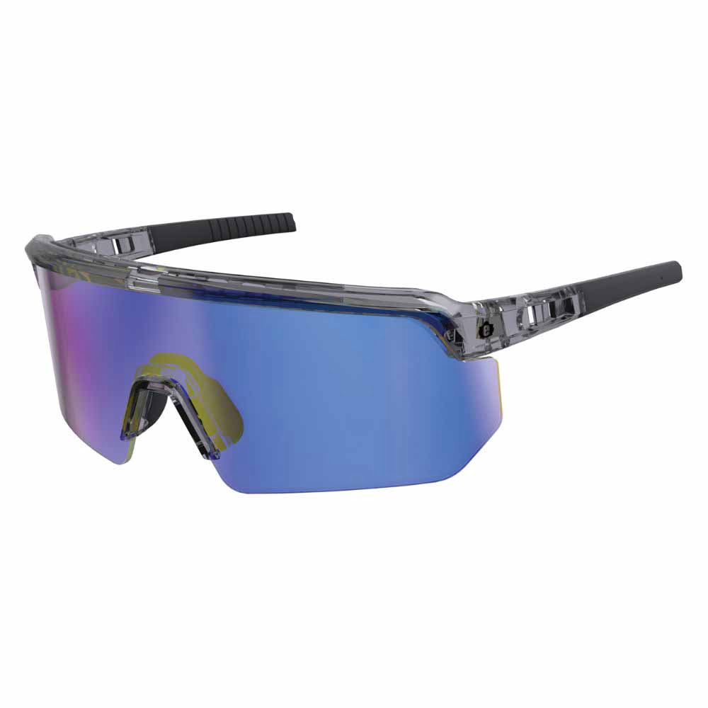 Ergodyne 55011 AEGIR-MI Clear Smoke Frame Blue Mirror Lens Safety Glasses - 7