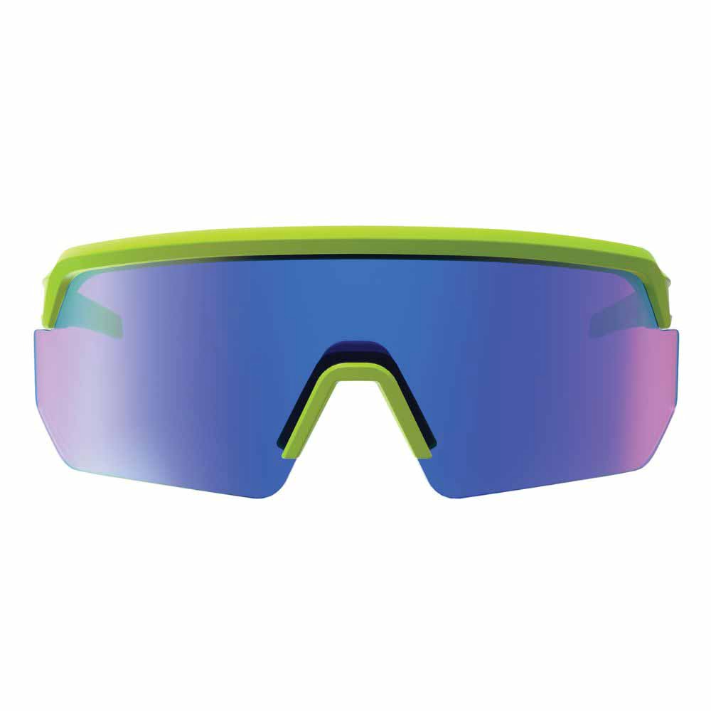 Ergodyne 55017 AEGIR-MI Lime Frame Blue Mirror Lens Safety Glasses - 8