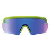 Ergodyne 55017 AEGIR-MI Lime Frame Blue Mirror Lens Safety Glasses - 8