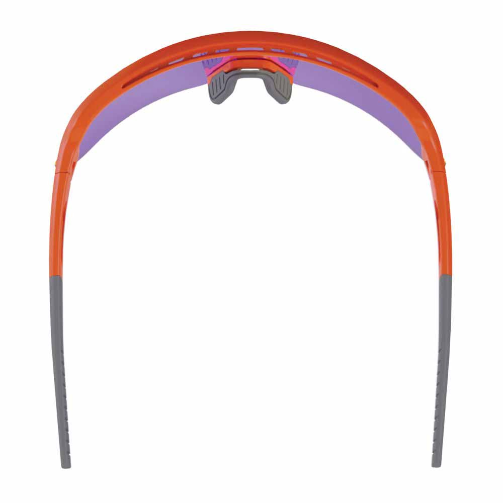 Ergodyne 55020 AEGIR-AFASM Orange Frame Purple Mirror Lens Anti Scratch Anti Fog Safety Glasses - 10