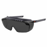 Ergodyne 55105 OSMIN Matte Black Frame Smoke Lens Safety Glasses Sunglasses