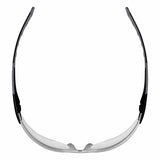 Ergodyne 59103 SAGA Anti-Fog Clear Lens Matte Black Frameless Safety Glasses - 3