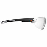 Ergodyne 59200 VALI Clear Lens Matte Black Frameless Safety Glasses - 2
