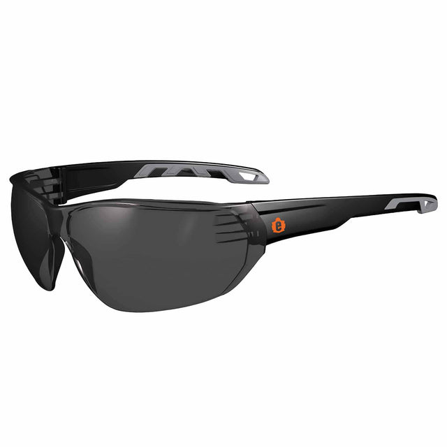 Ergodyne 59230 VALI Smoke Lens Matte Black Frameless Safety Glasses