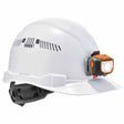 Ergodyne 60146 8972LED  White Class C Hard Hat Cap Style + LED Light