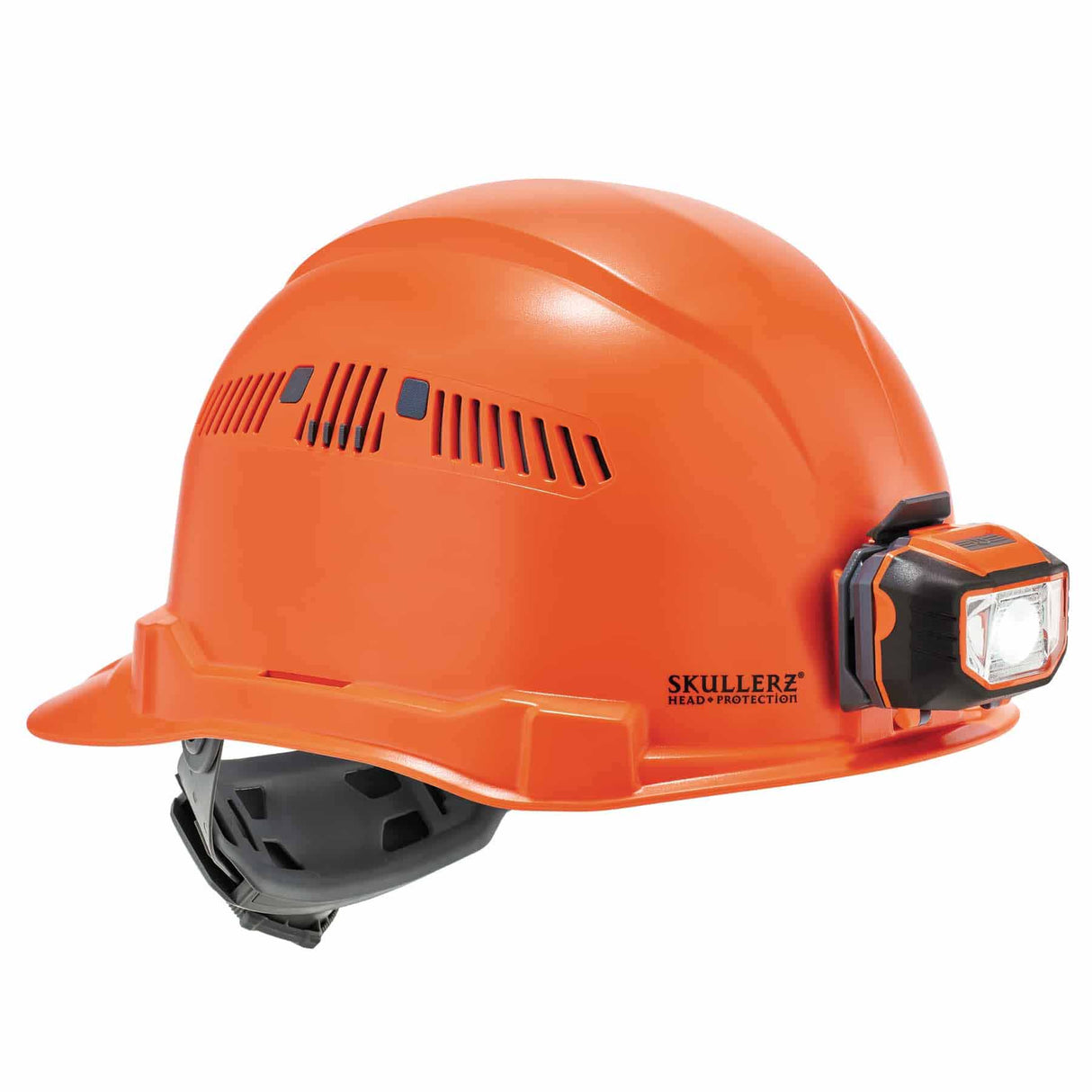 Ergodyne 60147 8972LED  Orange Class C Hard Hat Cap Style + LED Light - 8