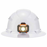 Ergodyne 60156 8973LED  White Class C Hard Hat Full Brim + LED Light - 3