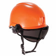 Ergodyne 60218 8974V Anti-Fog Smoke Lens Orange Class E Safety Hard Hat Helmet + Visor