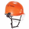 Ergodyne 60221 8975V Anti-Fog Clear Lens Orange Class C Safety Hard Hat Helmet + Visor