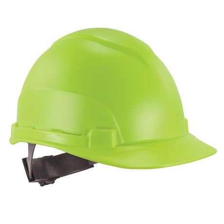 Ergodyne 60226 #8967 Lime Lightweight Cap-Style Hard Hat - Class E