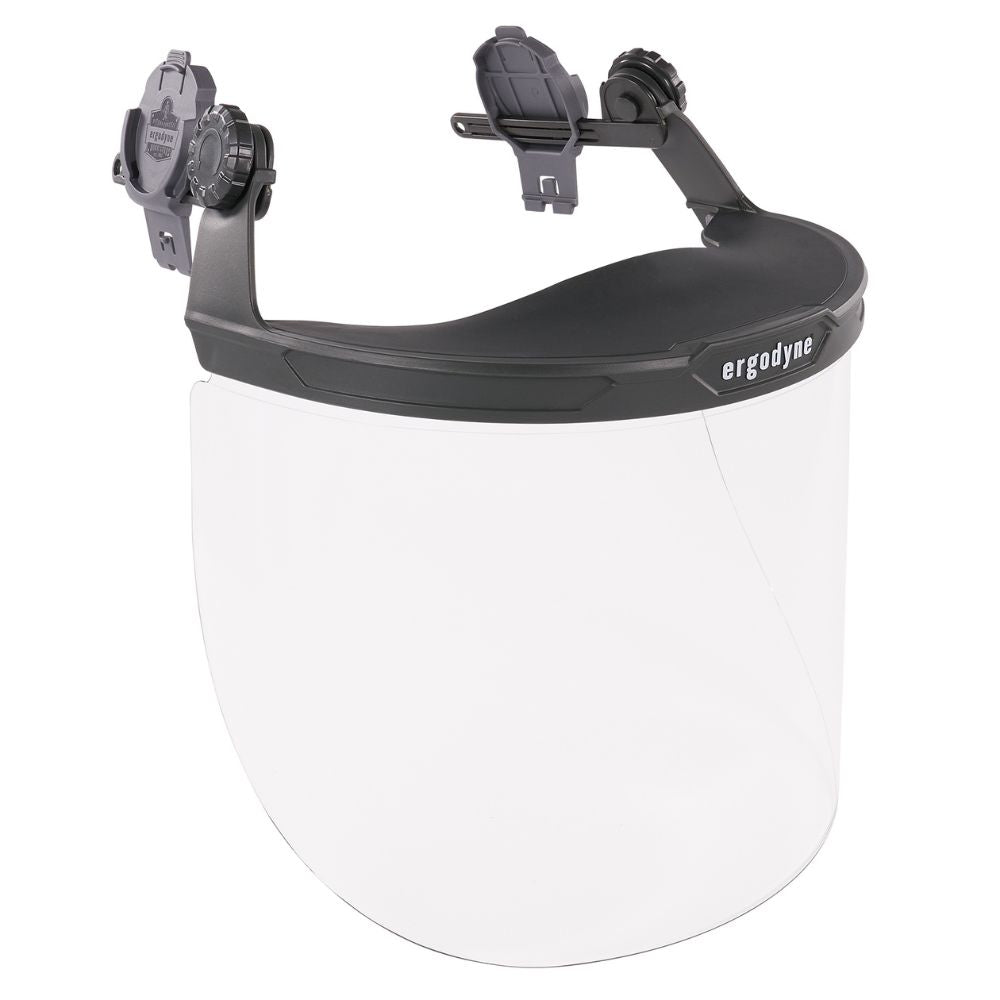 Ergodyne 60245 #8995 Clear Lens Gray Hard Hat Face Shield for Full Brim