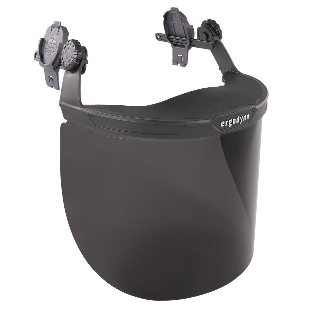 Ergodyne 60246 #8995 Smoke Lens Gray Hard Hat Face Shield for Full Brim