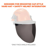 Ergodyne 60250 #8997 Smoke Face Shield Replacement for Cap-Style HH & SH - 2