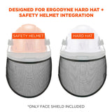 Ergodyne 60253 #8999 Black Mesh Face Shield Replacement for HH & SH - 2